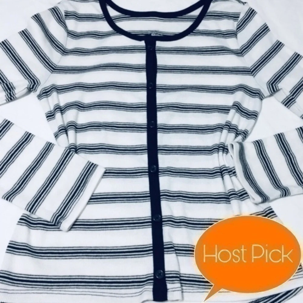 Justice Girls size 8  black and white top